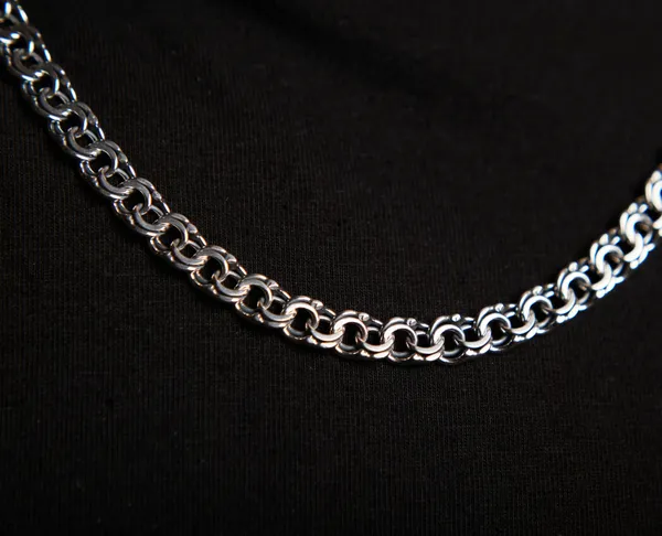 Срібний ланцюжок Плоский Бісмарк ц.6007/26