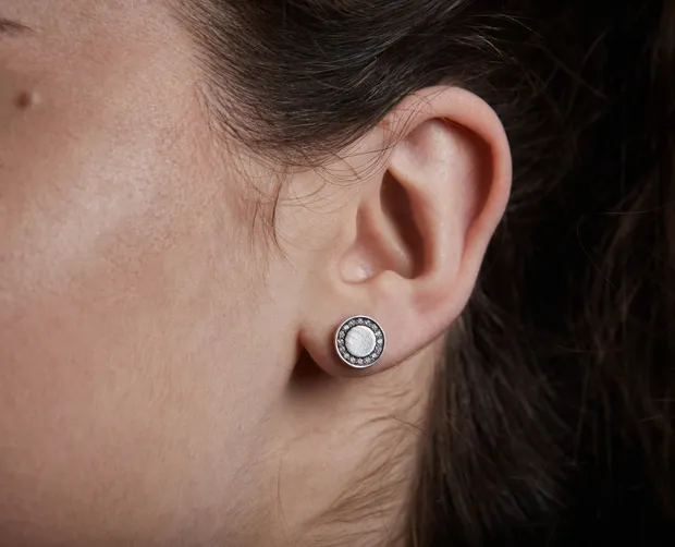 Срібні сережки пусети Краків 82086/1