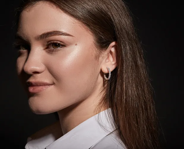 Срібні сережки конго Мавка 0876.10