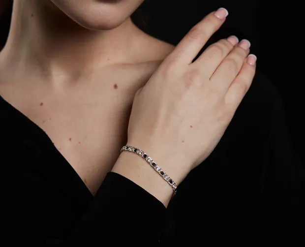 Срібний браслет Арабський Бісмарк б-22/2ч