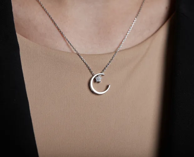 Срібне кольє Ніколь 862198