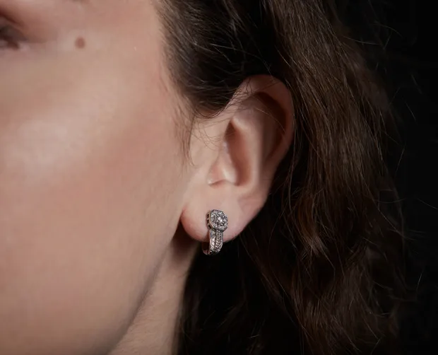 Срібні сережки Бруклін 7036 Р