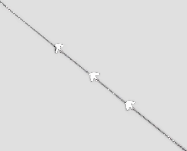 Срібний браслет Ластівки 905-01150