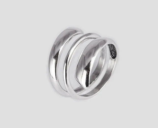 Срібна каблучка Спіраль 12051