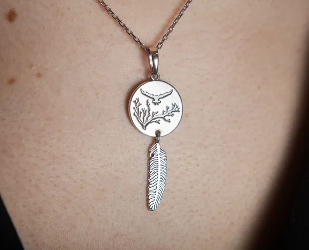 Срібна підвіска Селевіт 34129