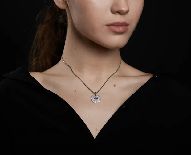 Срібна підвіска Марія 1002П