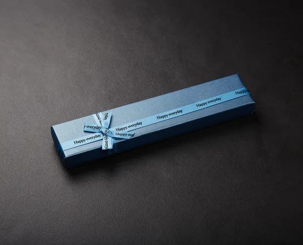 Коробка під браслет синя П127