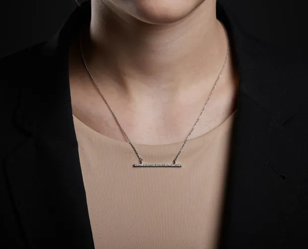 Срібне кольє Дженіфер 862173