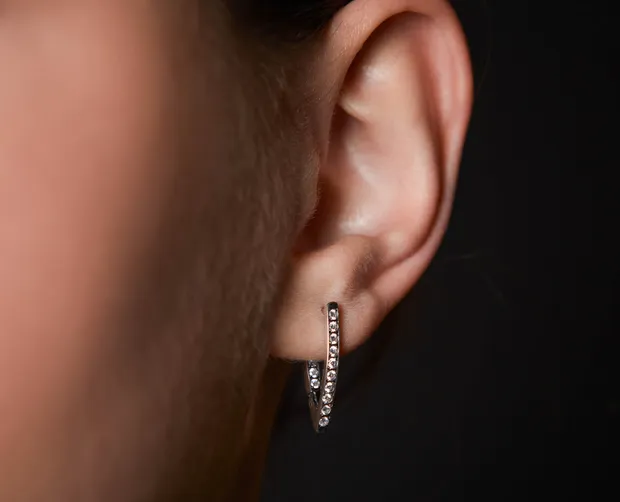 Срібні сережки англійська застібка Венеція 23118