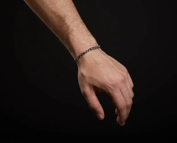 Срібний браслет бісмарк Торпеда бр.6008/17