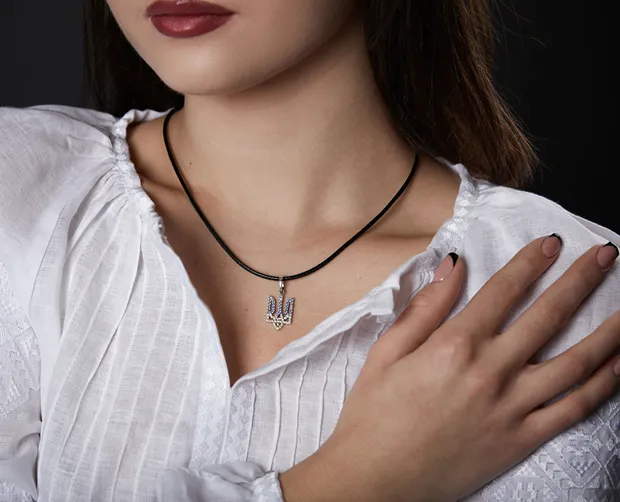 Вощений шнурок з срібною застібкою 6010/3,5