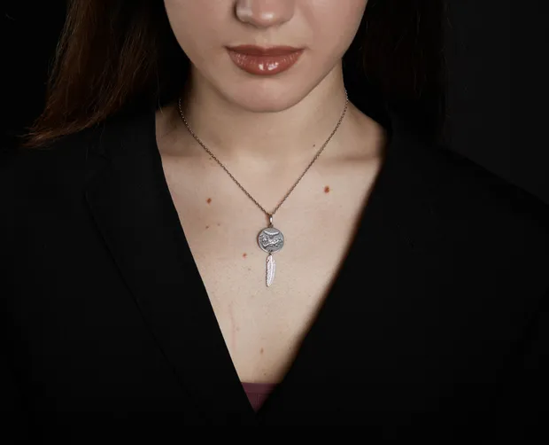 Срібна підвіска Селевіт 34129