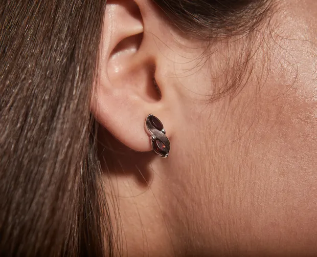 Срібні сережки англійська застібка Ада 009С