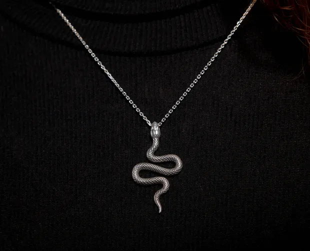 Срібне кольє Снейк 1242.45р
