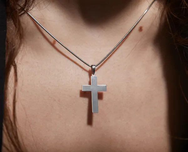 Срібний декоративний хрестик Прямий 1306.11