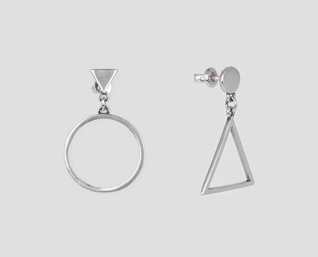 Срібні сережки пусети Гра В Кальмара 24100