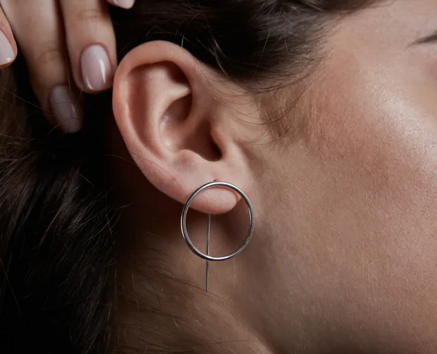 Срібні сережки Прага 21015