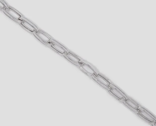 Срібний браслет  масивний з великими ланками 970003